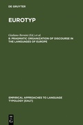 Cover: Pragmatic Organization of Discourse in the Languages of Europe - De Gruyter Mouton