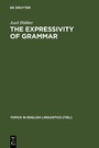 Bild: The Expressivity of Grammar - De Gruyter Mouton