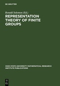 Cover: Representation Theory of Finite Groups - De Gruyter
