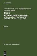 Cover: Telekommunikationsgesetz mit FTEG - De Gruyter