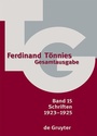 Cover: 1923-1925 - De Gruyter