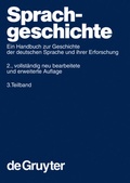 Cover: Sprachgeschichte. 3. Teilband - De Gruyter Mouton