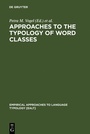 Cover: Approaches to the Typology of Word Classes - De Gruyter Mouton