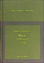 Cover: Miete - De Gruyter