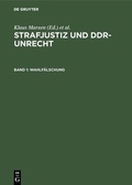 Cover: Wahlf&auml;lschung - De Gruyter