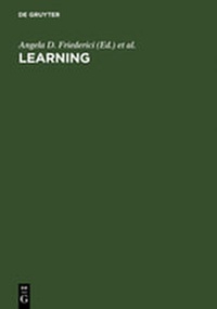 Enlarge image Cover: Learning - De Gruyter
