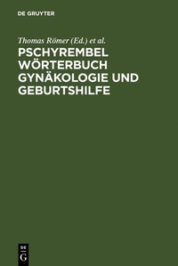 Abbildung von: Pschyrembel Wörterbuch Gynäkologie und Geburtshilfe - De Gruyter