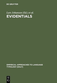 Enlarge image Cover: Evidentials - De Gruyter Mouton