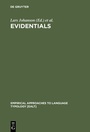Cover: Evidentials - De Gruyter Mouton