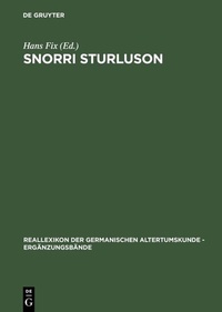 Abbildung von: Snorri Sturluson - De Gruyter