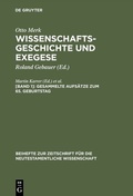 Cover: Gesammelte Aufs&auml;tze zum 65. Geburtstag - De Gruyter