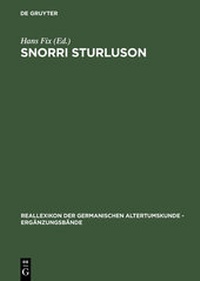 Bild vergrößern Bild: Snorri Sturluson - De Gruyter