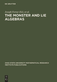 Bild vergrößern Bild: The Monster and Lie Algebras - De Gruyter