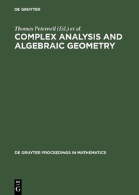 Abbildung von: Complex Analysis and Algebraic Geometry - De Gruyter