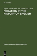 Cover: Negation in the History of English - De Gruyter Mouton