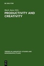 Cover: Productivity and Creativity - De Gruyter Mouton