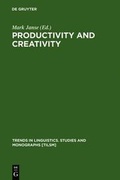 Cover: Productivity and Creativity - De Gruyter Mouton