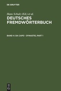 Cover: da capo - Dynastie - De Gruyter