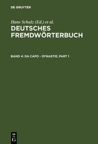 Abbildung von: da capo - Dynastie - De Gruyter