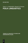 Cover: Folk Linguistics - De Gruyter Mouton