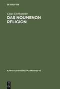 Cover: Das Noumenon Religion - De Gruyter