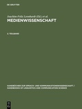 Cover: Medienwissenschaft. 2. Teilband - De Gruyter Mouton