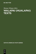 Cover: Walapai (Hualapai) Texts - De Gruyter Mouton