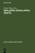 Cover: Walapai (Hualapai) Texts - De Gruyter Mouton