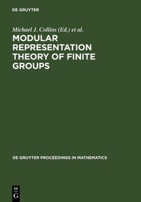 Enlarge image Cover: Modular Representation Theory of Finite Groups - De Gruyter