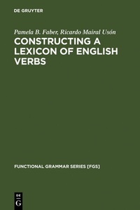 Abbildung von: Constructing a Lexicon of English Verbs - De Gruyter Mouton