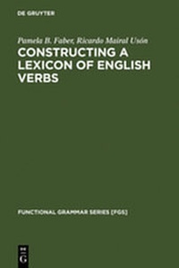 Abbildung von: Constructing a Lexicon of English Verbs - De Gruyter Mouton