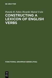 Abbildung von: Constructing a Lexicon of English Verbs - De Gruyter Mouton