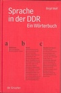 Cover: Sprache in der DDR - De Gruyter