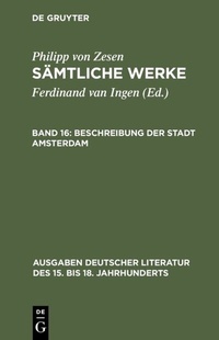 Abbildung von: Beschreibung der Stadt Amsterdam - De Gruyter