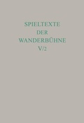 Cover: Italienische Spieltexte II - De Gruyter