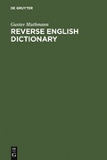 Cover: Reverse English Dictionary - De Gruyter Mouton