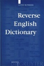 Cover: Reverse English Dictionary - De Gruyter Mouton