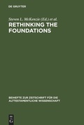 Cover: Rethinking the Foundations - De Gruyter