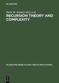 Abbildung von: Recursion Theory and Complexity - De Gruyter