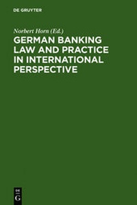 Abbildung von: German Banking Law and Practice in International Perspective - De Gruyter