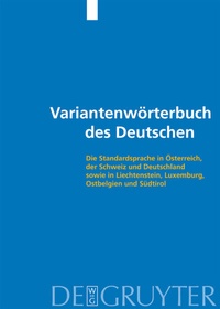 Abbildung von: Variantenwörterbuch des Deutschen - De Gruyter
