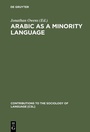 Cover: Arabic as a Minority Language - De Gruyter Mouton