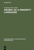 Cover: Arabic as a Minority Language - De Gruyter Mouton