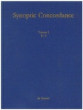 Cover: Paul Hoffmann; Thomas Hieke; Ulrich Bauer: Synoptic Concordance / E[psilon] - I[ota] - De Gruyter