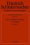 Cover: Der christliche Glaube nach den Grunds&auml;tzen der evangelischen Kirche im Zusammenhange dargestellt - De Gruyter