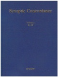 Cover: Paul Hoffmann; Thomas Hieke; Ulrich Bauer: Synoptic Concordance / K[appa]-O[mikron] - De Gruyter