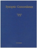 Cover: Paul Hoffmann; Thomas Hieke; Ulrich Bauer: Synoptic Concordance / P[i] - O[mega] - De Gruyter