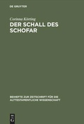 Cover: Der Schall des Schofar - De Gruyter