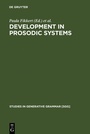 Cover: Development in Prosodic Systems - De Gruyter Mouton