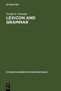 Abbildung von: Lexicon and Grammar - De Gruyter Mouton
